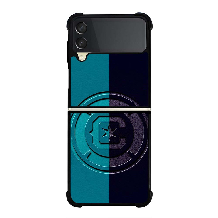 CHICAGO FIRE SOCCER STRIPS MLS Samsung Galaxy Z Flip 3 Case Cover