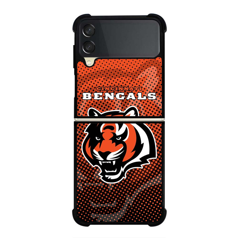 CINCINNATI BENGALS NFL 2 Samsung Galaxy Z Flip 3 Case Cover