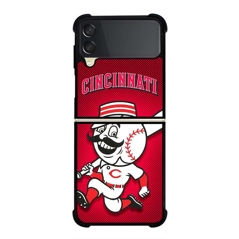 CINCINNATI REDS BASEBALL MASCOT Samsung Galaxy Z Flip 3 Case Cover
