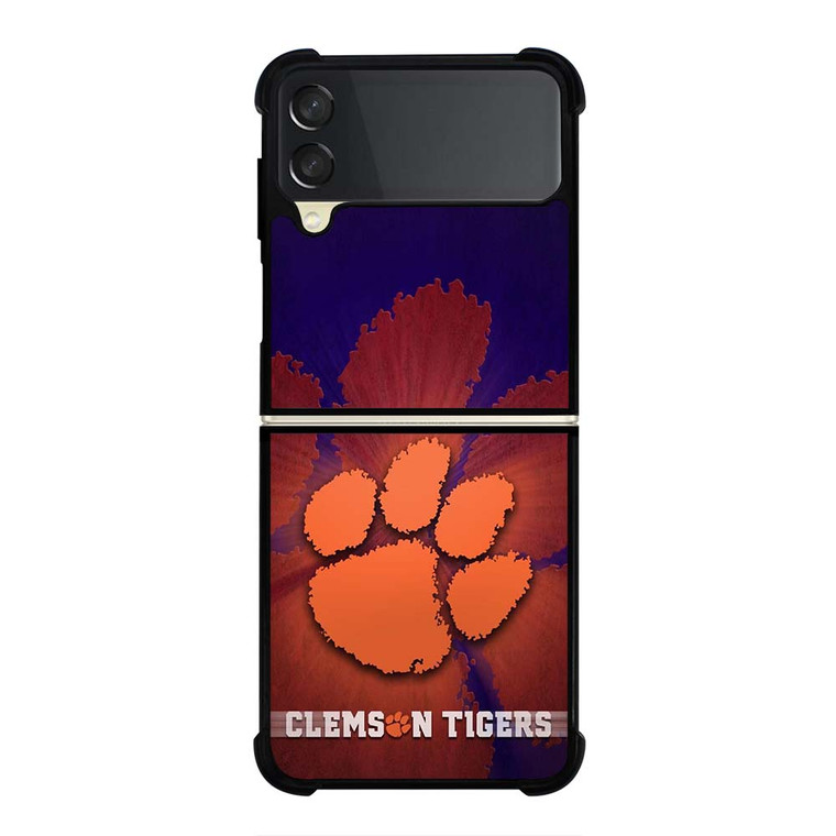 CLEMSON TIGERS SYMBOL Samsung Galaxy Z Flip 3 Case Cover