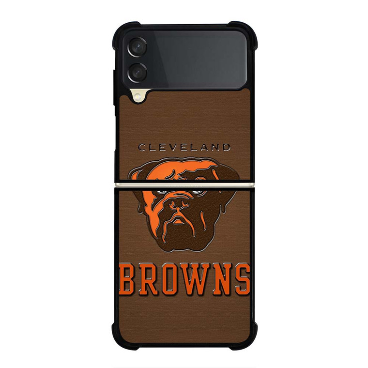 CLEVELAND BROWNS DOG NFL MASCOT Samsung Galaxy Z Flip 3 Case Cover