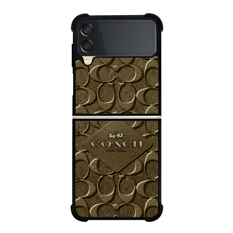 COACH NEW YORK LOGO 2 Samsung Galaxy Z Flip 3 Case Cover