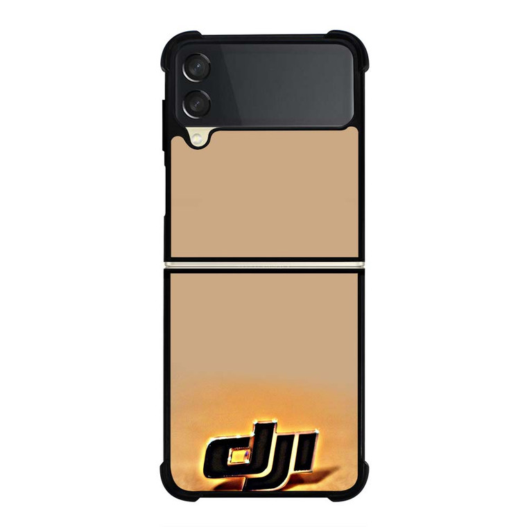 DJI CAMERA DRONE GOLD EMBLEM Samsung Galaxy Z Flip 3 Case Cover