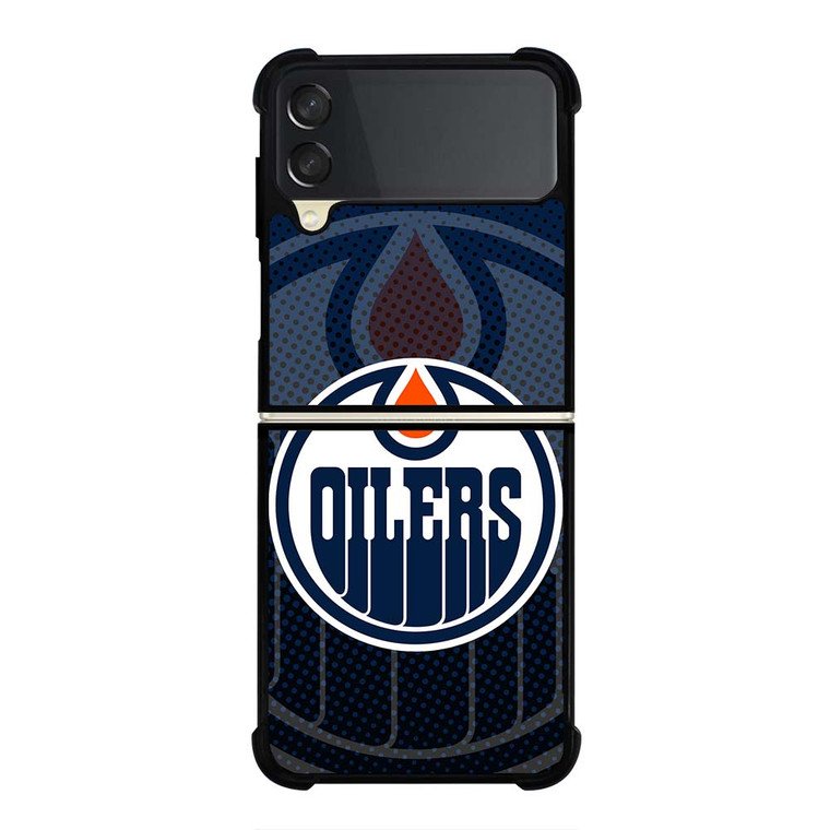 EDMONTON OILERS NHL LOGO Samsung Galaxy Z Flip 3 Case Cover