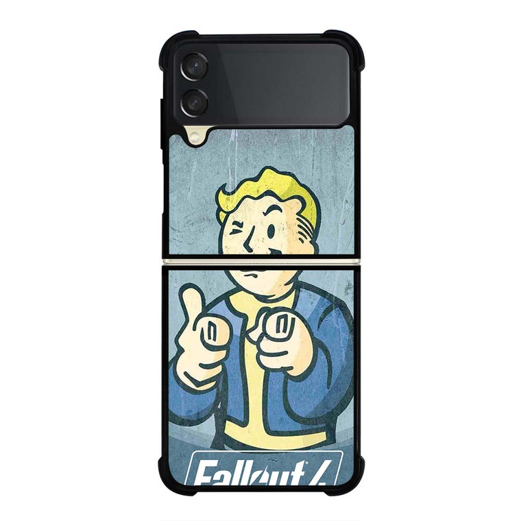 FALLOUT VAULT BOY POSTER Samsung Galaxy Z Flip 3 Case Cover