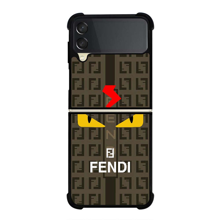 FENDI ROMA EYES LOGO Samsung Galaxy Z Flip 3 Case Cover