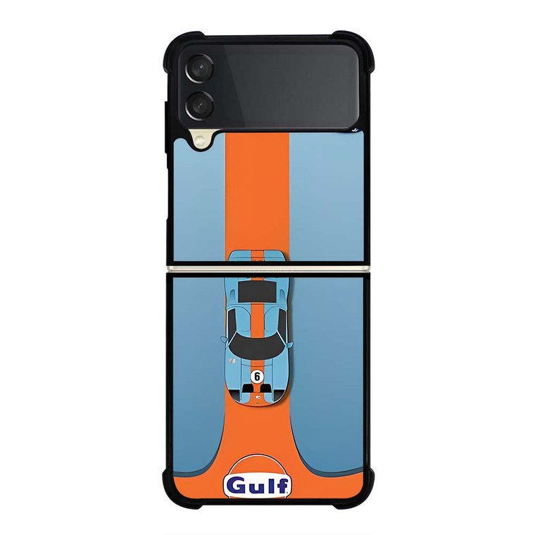 FORD GULF CAR Samsung Galaxy Z Flip 3 Case Cover