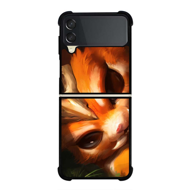 GNARA LEAGUE OF LEGENDS CUTE Samsung Galaxy Z Flip 3 Case Cover