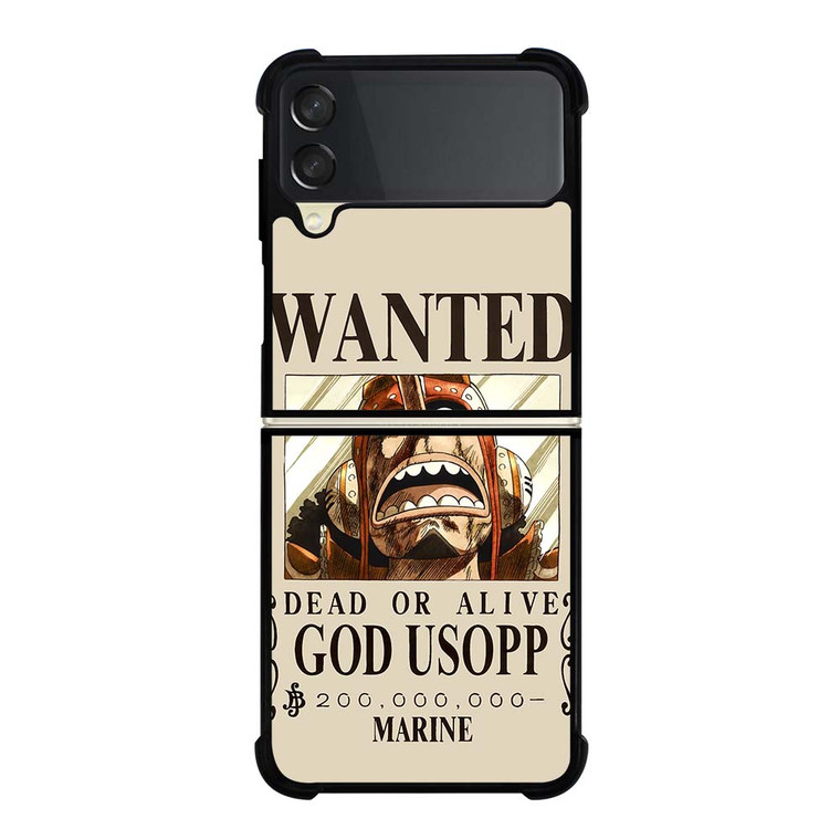 GOD USOPP ONE PIECE ANIME Samsung Galaxy Z Flip 3 Case Cover