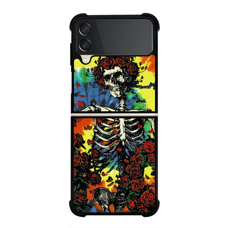 GRATEFUL DEAD SKULL AND ROSE NEW Samsung Galaxy Z Flip 3 Case Cover