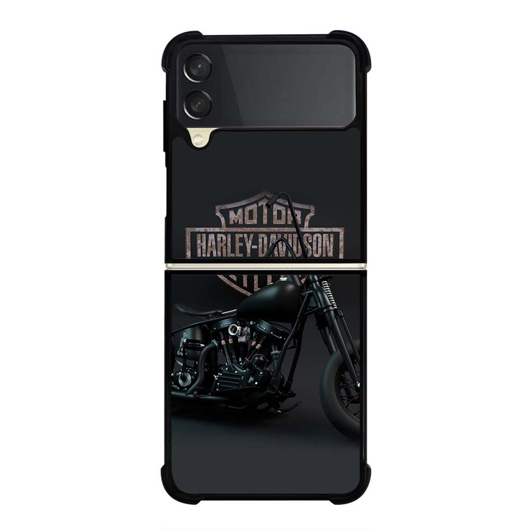 HARLEY DAVIDSON CUSTOM BOBBER Samsung Galaxy Z Flip 3 Case Cover