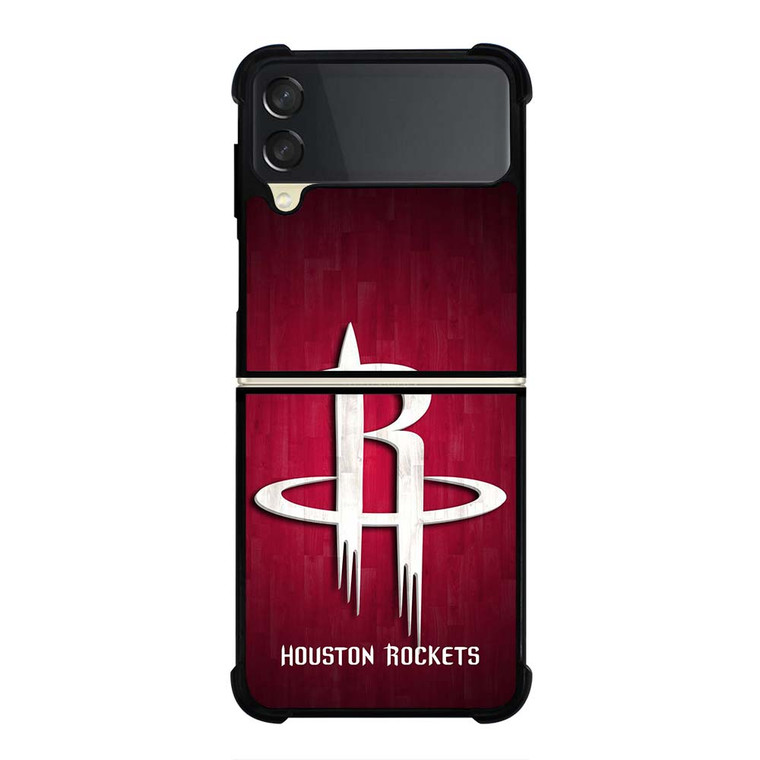 HOUSTON ROCKETS WOODEN LOGO 2 Samsung Galaxy Z Flip 3 Case Cover