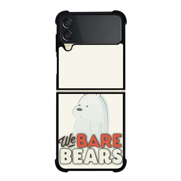 ICE BEAR WE BARE BEARS CARTOON 2 Samsung Galaxy Z Flip 3 Case Cover
