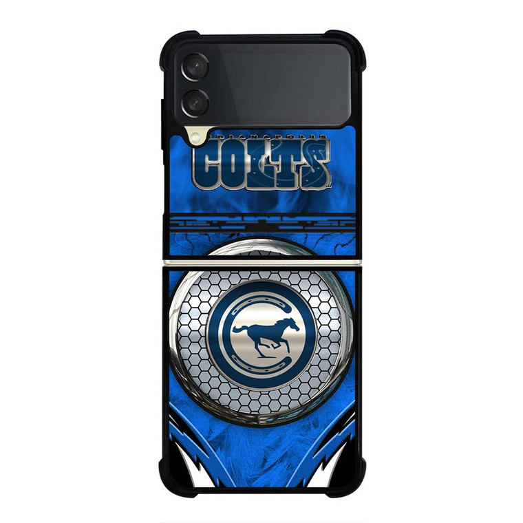 INDIANAPOLIS COLTS METAL LOGO Samsung Galaxy Z Flip 3 Case Cover