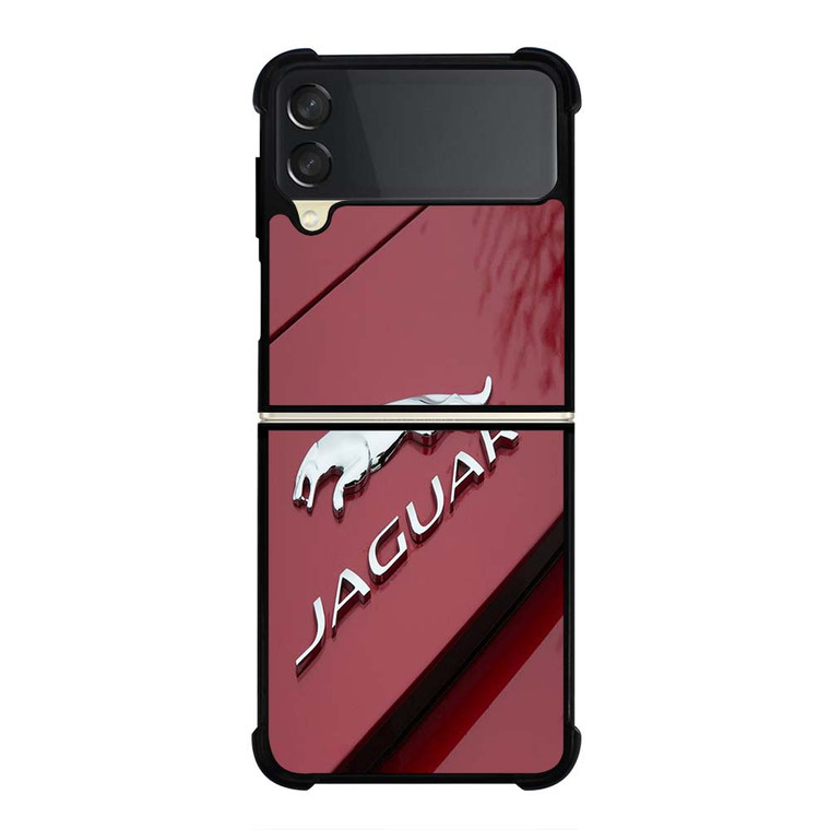 JAGUAR CHROME EMBLEM Samsung Galaxy Z Flip 3 Case Cover