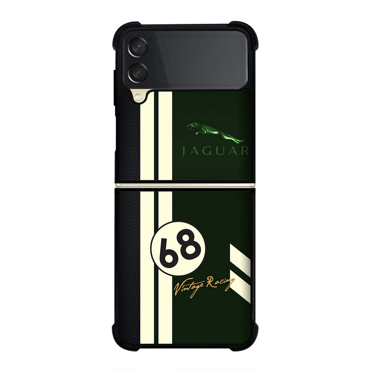 JAGUAR VINTAGE RACING LOGO Samsung Galaxy Z Flip 3 Case Cover