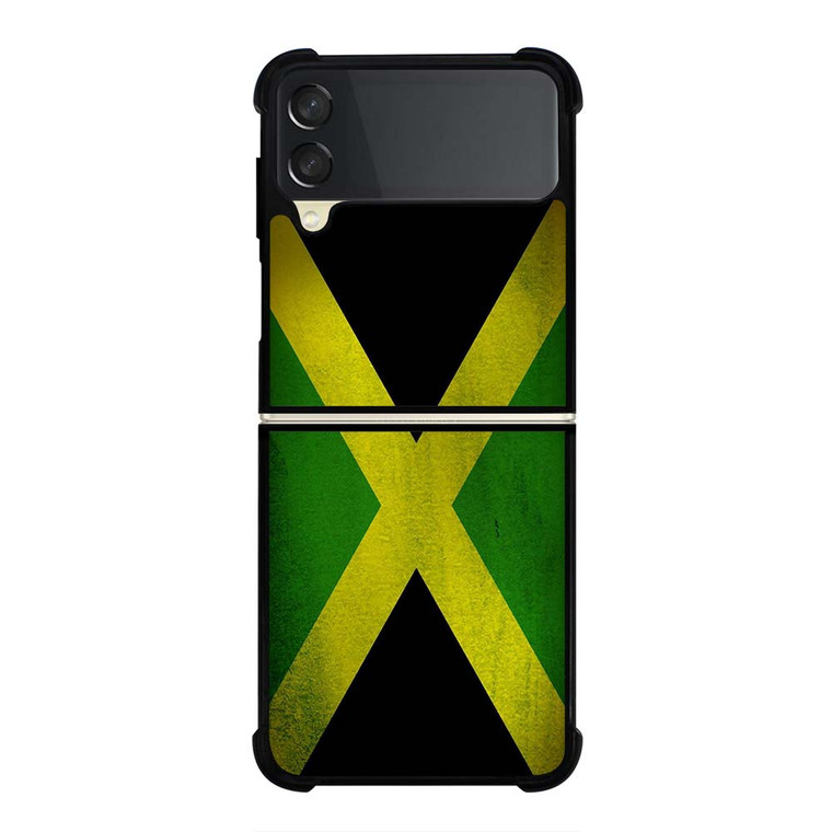 JAMAICAN FLAG Samsung Galaxy Z Flip 3 Case Cover JAMAICAN FLAG Samsung Galaxy Z Flip 3 Case Cover
