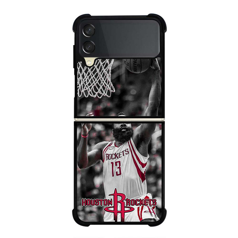 JAMES HARDEN DUNK HOUSTON ROCKETS Samsung Galaxy Z Flip 3 Case Cover