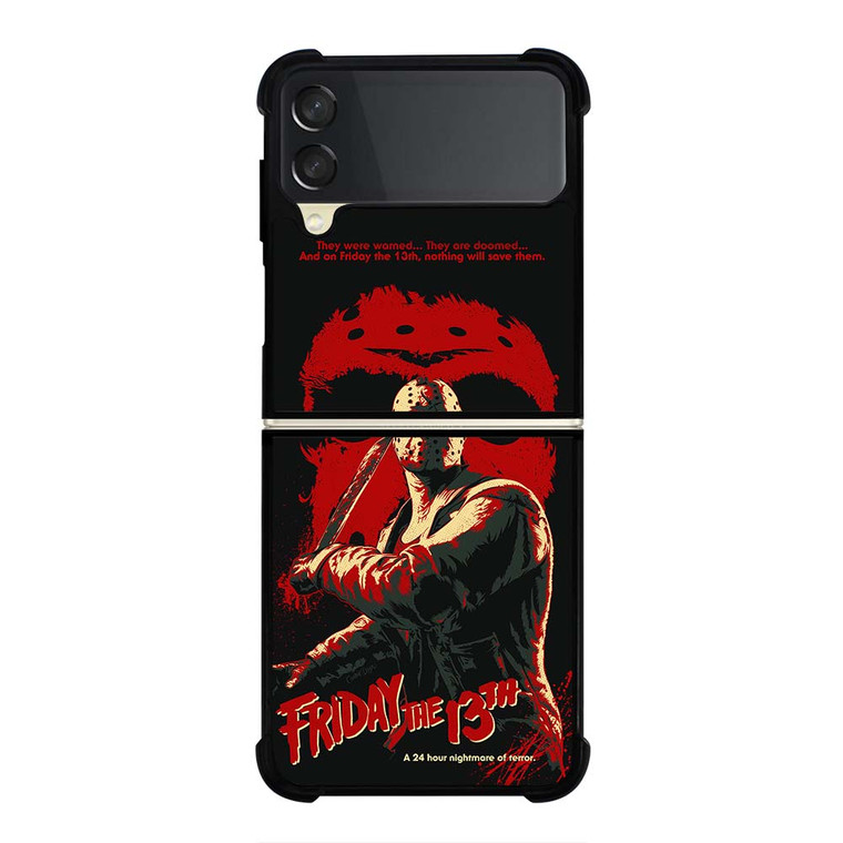 JASON FRIDAY THE 13TH POSTER Samsung Galaxy Z Flip 3 Case Cover
