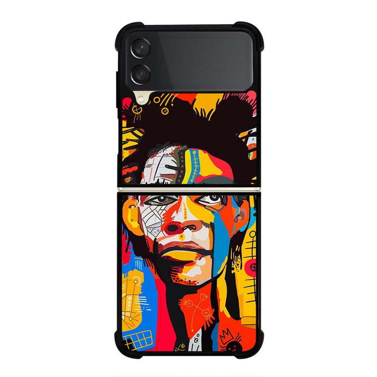 JEAN MICHEL BASQUIAT PORTRAIT Samsung Galaxy Z Flip 3 Case Cover
