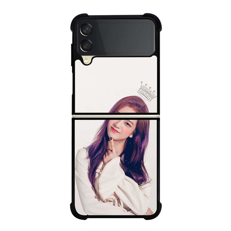 JISOO BLACKPINK PRINCESS Samsung Galaxy Z Flip 3 Case Cover