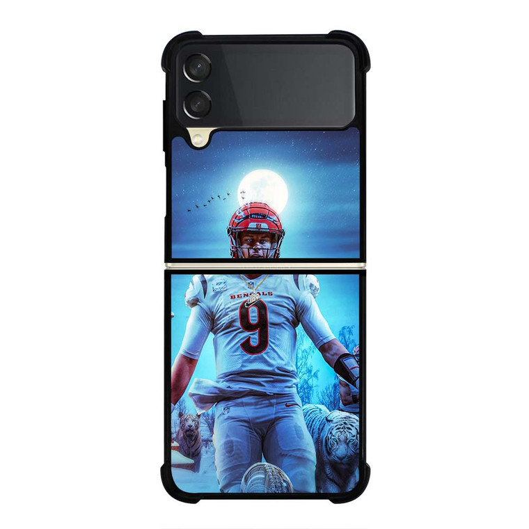 JOE BURROW CINCINNATI BENGALS TIGER Samsung Galaxy Z Flip 3 Case Cover