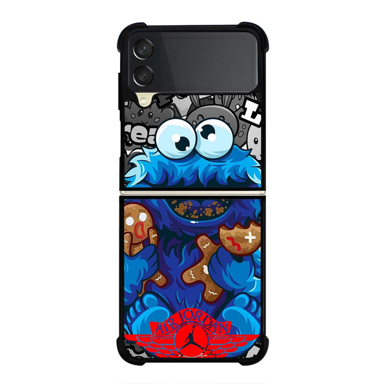 JORDAN AIR COOKIE MONSTER Samsung Galaxy Z Flip 3 Case Cover