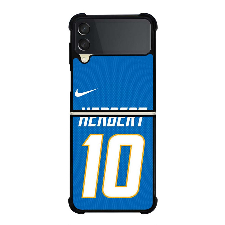 JUSTIN HERBERT LOS ANGELES CHARGERS NFL Samsung Galaxy Z Flip 3 Case Cover