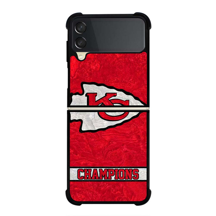 KANSAS CITY CHIEFS CHAMPIONS Samsung Galaxy Z Flip 3 Case Cover