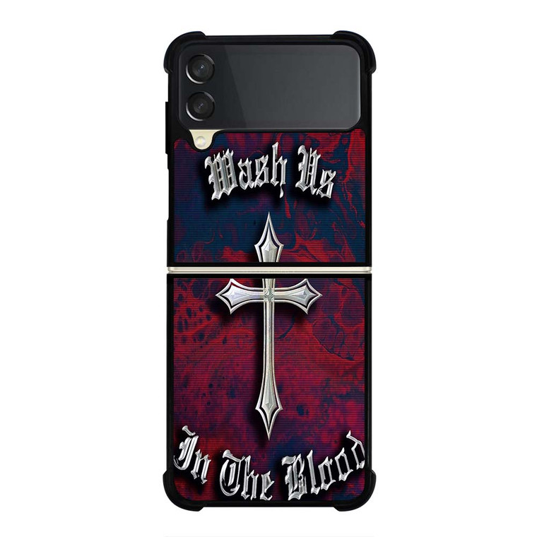 KANYE WEST WASH US IN THE BLOOD Samsung Galaxy Z Flip 3 Case Cover