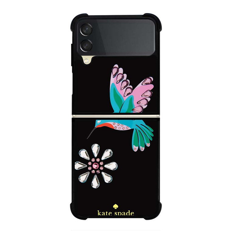 KATE SPADE BIRD FLOWER Samsung Galaxy Z Flip 3 Case Cover