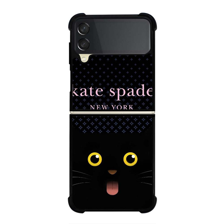 KATE SPADE CAT MEOW ICON Samsung Galaxy Z Flip 3 Case Cover