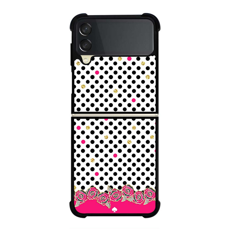 KATE SPADE FLOWER POLKADOT Samsung Galaxy Z Flip 3 Case Cover