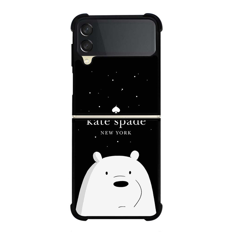 KATE SPADE NEW YORK BEAR Samsung Galaxy Z Flip 3 Case Cover KATE SPADE NEW YORK BEAR Samsung Galaxy Z Flip 3 Case Cover