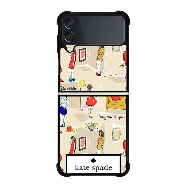 KATE SPADE NEW YORK COMIC Samsung Galaxy Z Flip 3 Case Cover