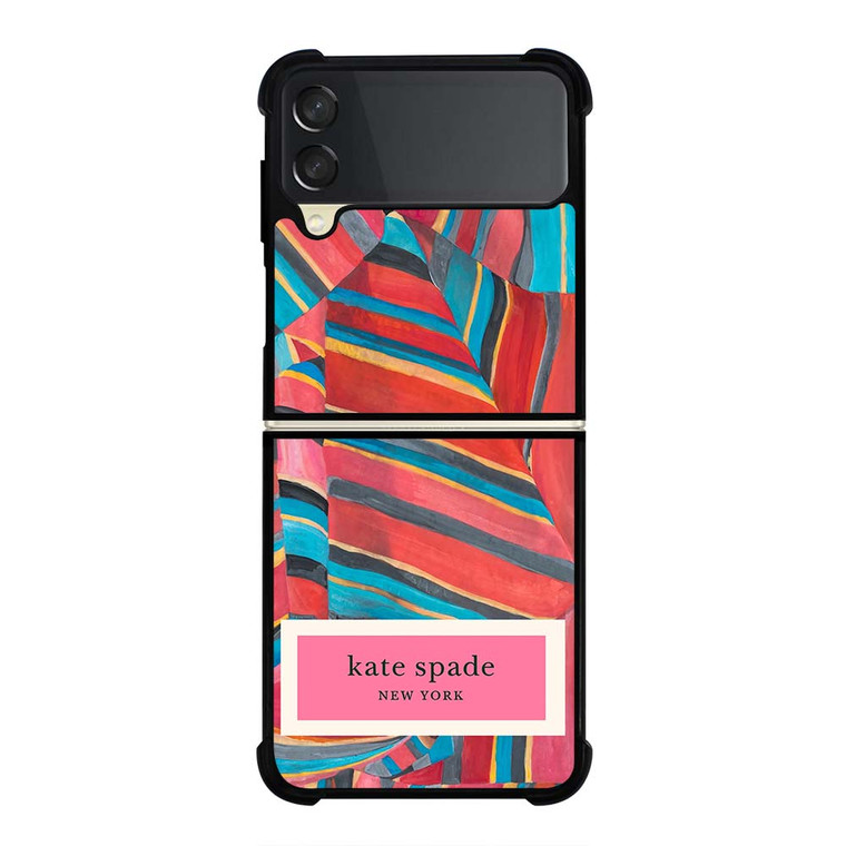 KATE SPADE STRIPE ICON Samsung Galaxy Z Flip 3 Case Cover