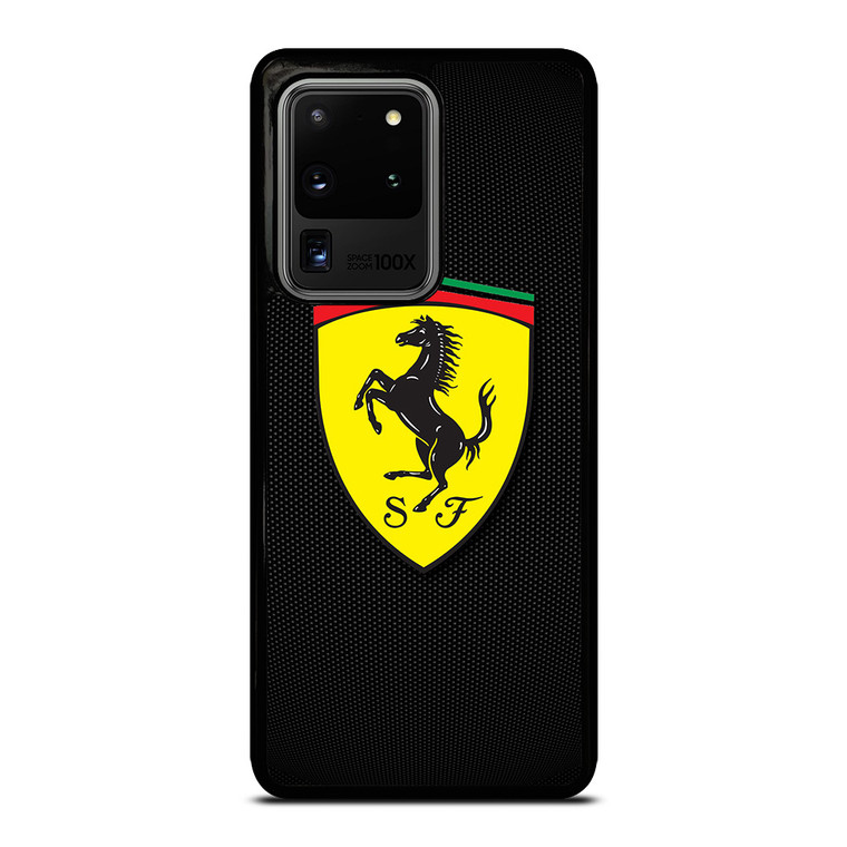 SCUDERIA FERRARI CARBON FIBER Samsung Galaxy S20 Ultra Case Cover