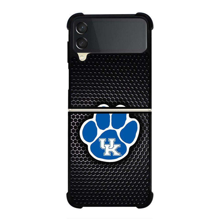 KENTUCKY WILDCATS METAL LOGO Samsung Galaxy Z Flip 3 Case Cover