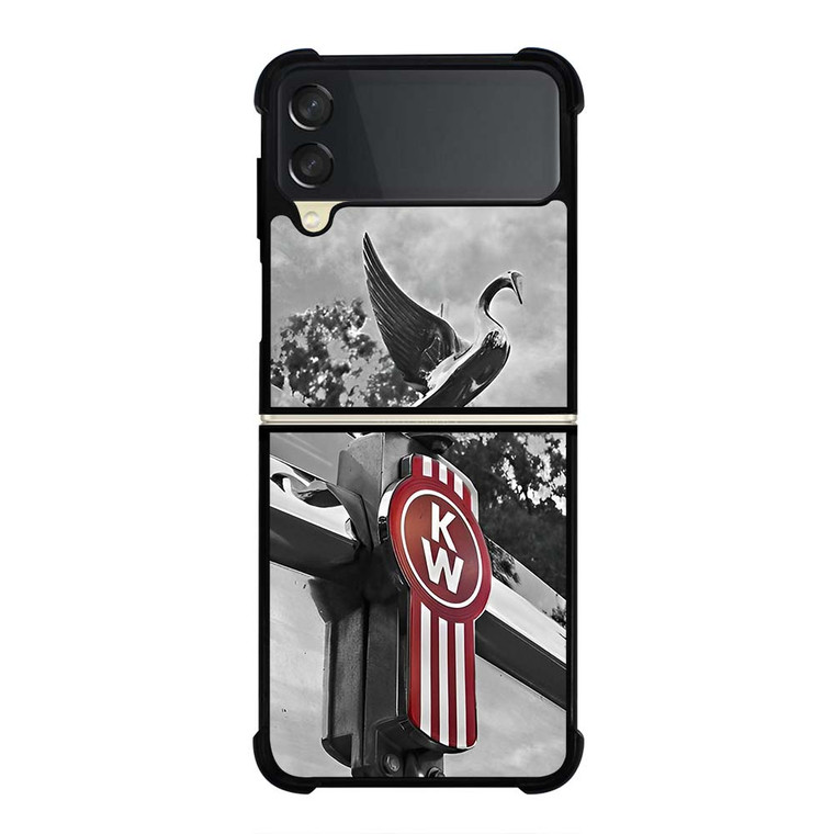 KENWORTH STAINLESS TRUCK Samsung Galaxy Z Flip 3 Case Cover