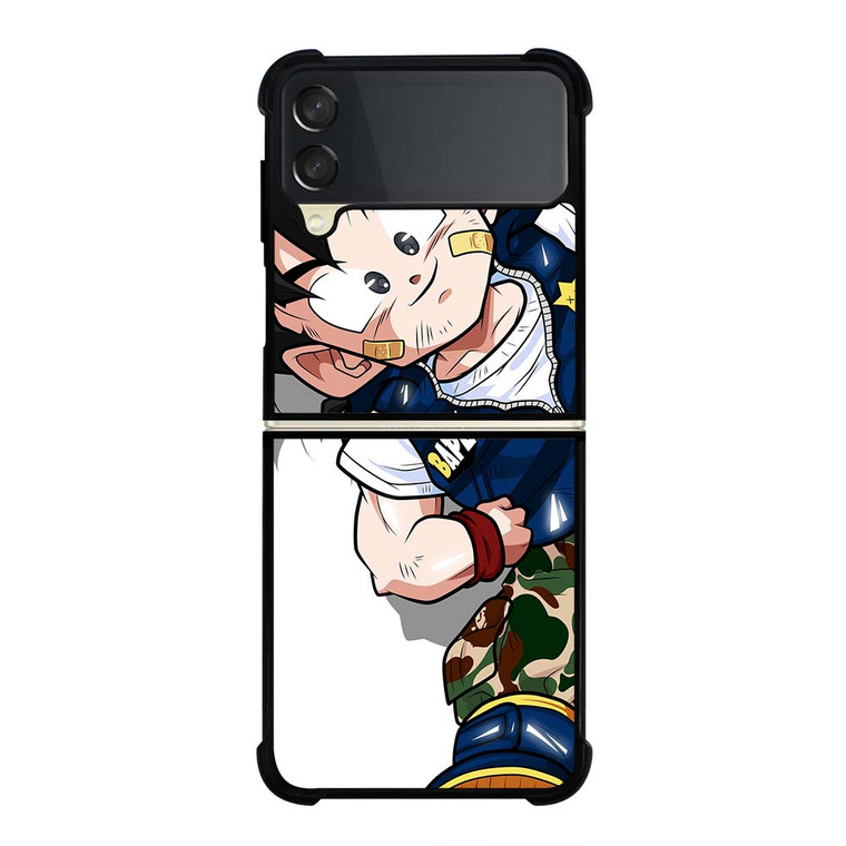 KIDS GOHAN BAPE SUPREME Samsung Galaxy Z Flip 3 Case Cover