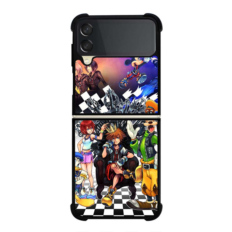 KINGDOM HEARTS CARTOON Samsung Galaxy Z Flip 3 Case Cover KINGDOM HEARTS CARTOON Samsung Galaxy Z Flip 3 Case Cover