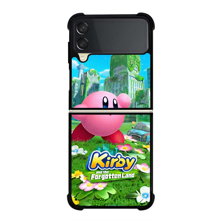 KIRBY AND THE FORGOTTEN LAND NINTENDO Samsung Galaxy Z Flip 3 Case Cover