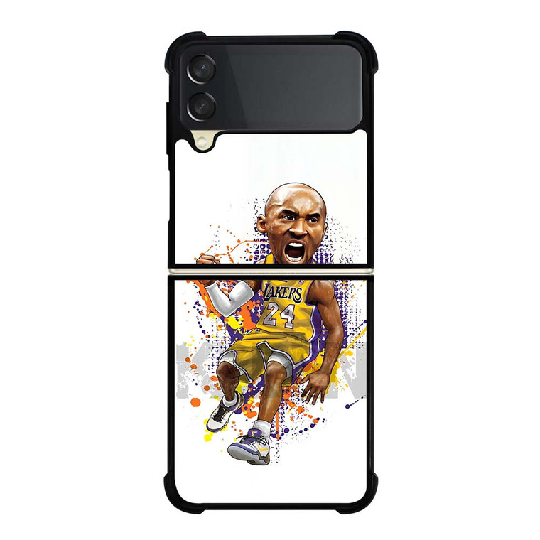 LA LAKERS KOBE BRYANT CARTOON Samsung Galaxy Z Flip 3 Case Cover LA LAKERS KOBE BRYANT CARTOON Samsung Galaxy Z Flip 3 Case Cover