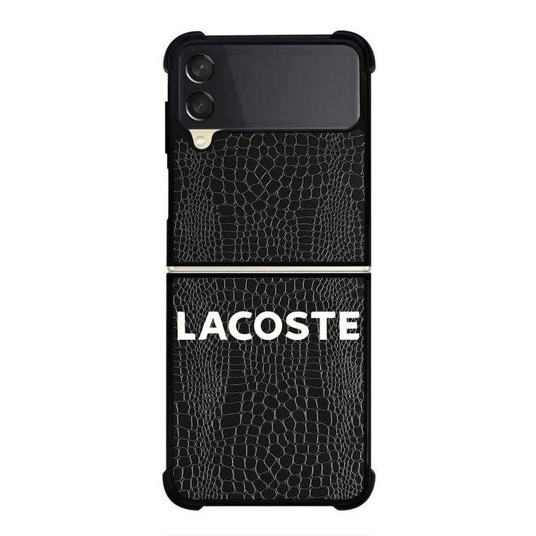 LACOSTE CROCODILE SKIN Samsung Galaxy Z Flip 3 Case Cover
