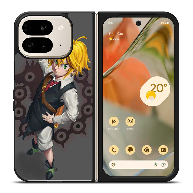 7 DEADLY SINS MELIODAS ART Google Pixel 9 Pro Fold Case Cover