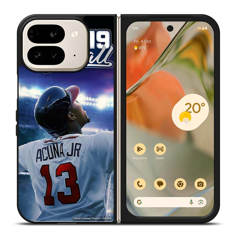 ACUNA JR 13 ATLANTA BRAVES  Google Pixel 9 Pro Fold Case Cover