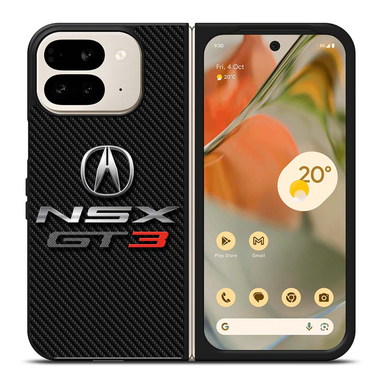 ACURA NSX GT3 LOGO CARBON Google Pixel 9 Pro Fold Case Cover
