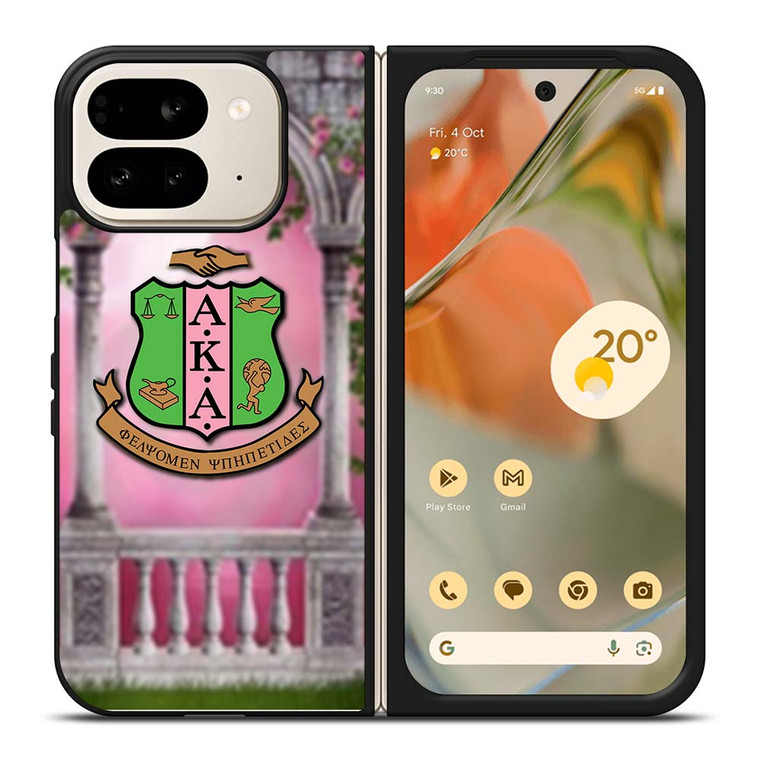 AKA PINK AND GREEN LOGO Google Pixel 9 Pro Fold Case Cover AKA PINK AND GREEN LOGO Google Pixel 9 Pro Fold Case Cover