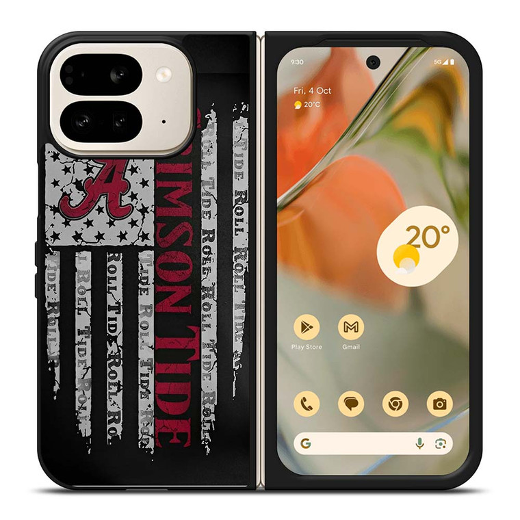 ALABAMA CRIMSON TIDE FLAG MLS Google Pixel 9 Pro Fold Case Cover