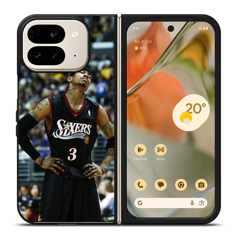 ALLEN IVERSON SIXERS NBA Google Pixel 9 Pro Fold Case Cover